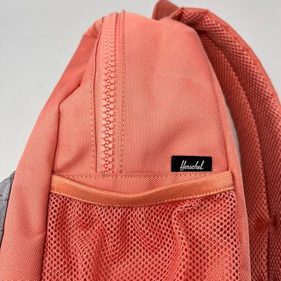 Herschel Supply Co‎ Heritage Youth Backpack Peach Reflective Travel School Work - Picture 7 of 14